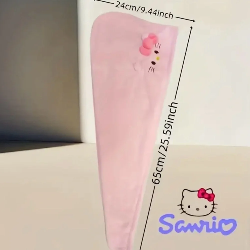 {NEW} Kawaii Quick Dry Hair Towel Pink One Size